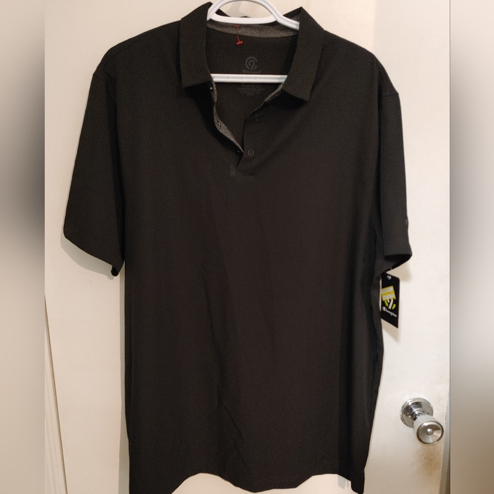 Champion Black Polo Shirt Sz.XL NWT